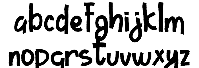 Ordinary Font LOWERCASE