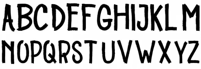 Ordinary Font UPPERCASE