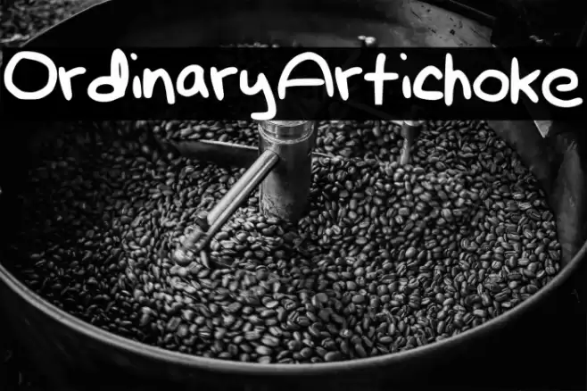 OrdinaryArtichoke Fonte examples