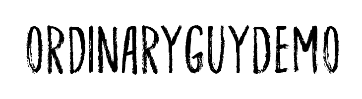 OrdinaryGuyDEMO  Free Fonts Download