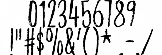 OrdinaryGuyDEMO Font OTHER CHARS