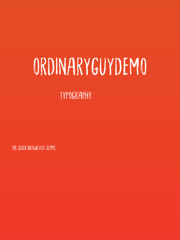 OrdinaryGuyDEMO Poster