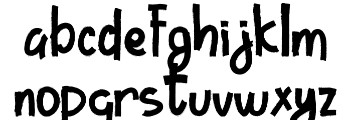 Ordinary Font LOWERCASE