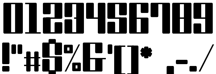 Ordinatum Bold Font OTHER CHARS