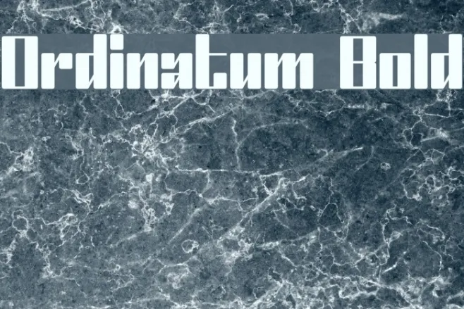 Ordinatum Bold Example 3