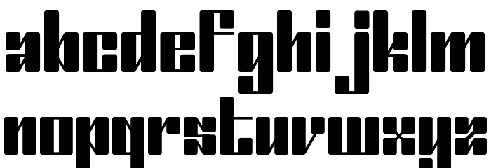 Ordinatum Bold Font LOWERCASE