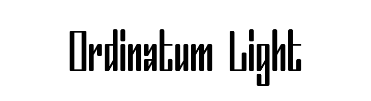 Ordinatum Light  Free Fonts Download