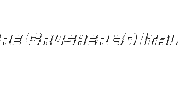 Ore Crusher 3D Italic Logo