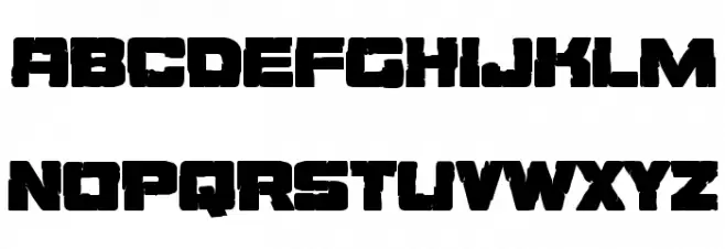 Ore Crusher Bold Schriftart Groß