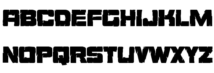 Ore Crusher Condensed Font LOWERCASE