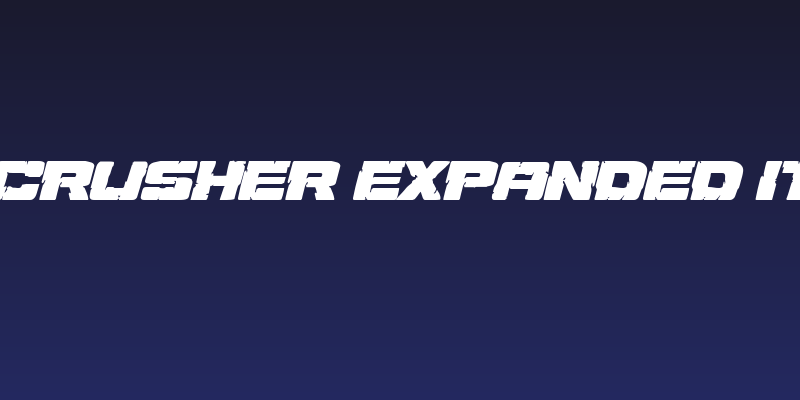 Ore Crusher Expanded Italic Social Header