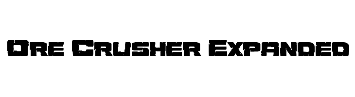 Ore Crusher Expanded  नि: शुल्क फ़ॉन्ट्स डाउनलोड