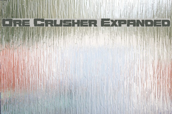 Ore Crusher Expanded Example 1