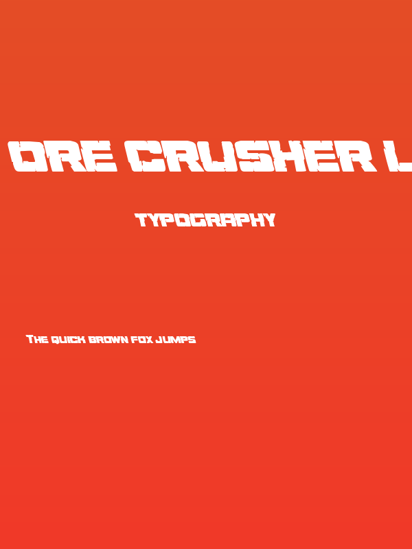 Ore Crusher Leftalic Poster