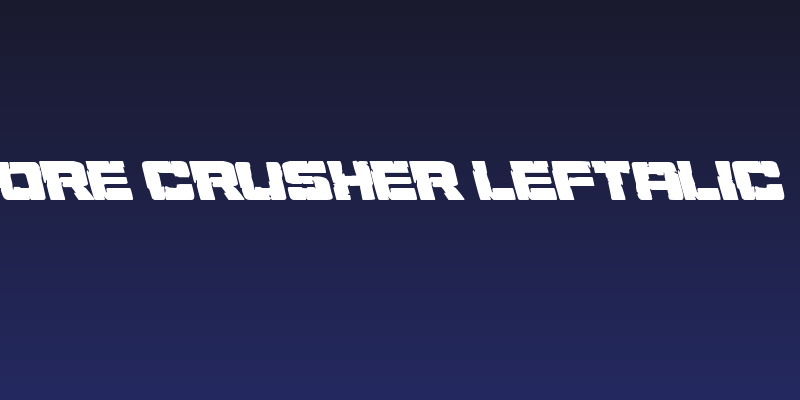 Ore Crusher Leftalic Social Header