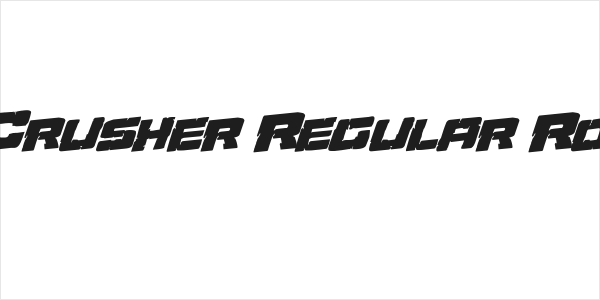 Ore Crusher Regular Rotalic Logo