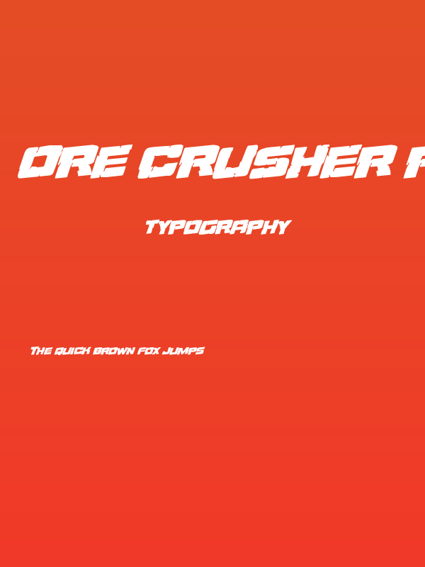 Ore Crusher Regular Rotalic Poster