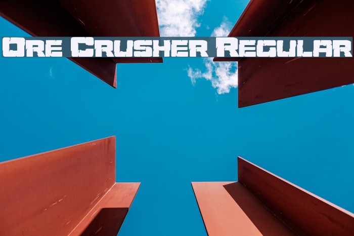 Ore Crusher Regular Example 2