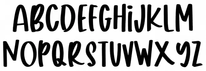 Oredo Regular Schriftart Groß