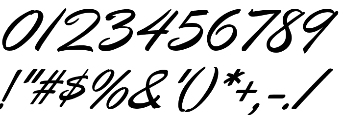 Oregano Italic Font OTHER CHARS