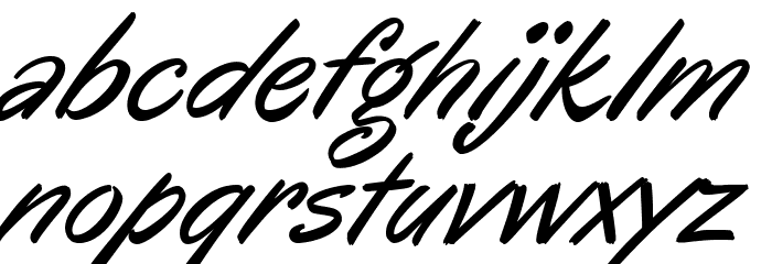 Oregano Italic Font LOWERCASE