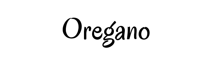 Oregano Font