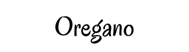 Oregano  Скачать бесплатные шрифты