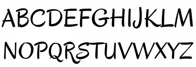Oregano フォント 大文字