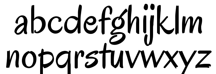 Oregano Font LOWERCASE
