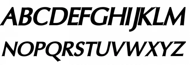 Oregon LDO Black Oblique Шрифта ВЕРХНИЙ