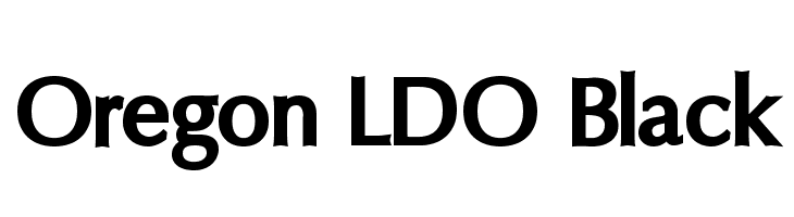 Oregon LDO Black Fonte
