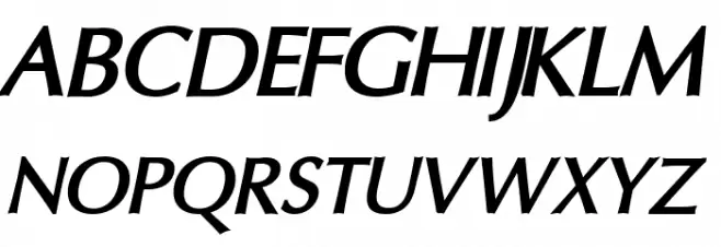 Oregon LDO Bold Oblique لخطوط تنزيل الأحرف الكبيرة
