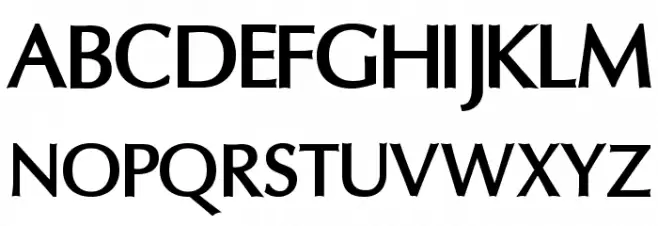 Oregon LDO Bold Шрифта ВЕРХНИЙ