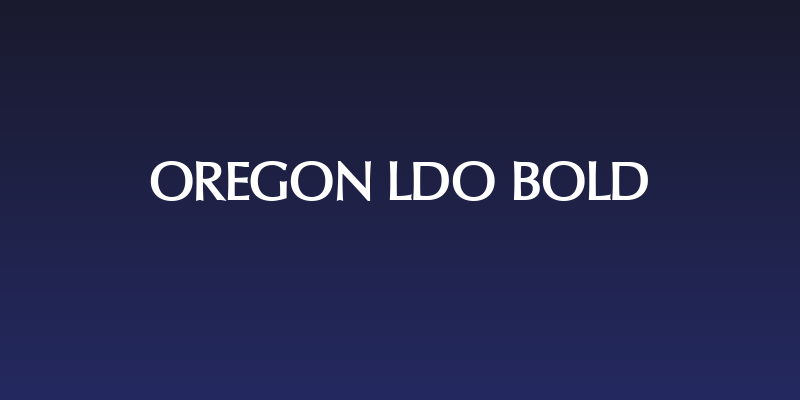 Oregon LDO Bold Social Header