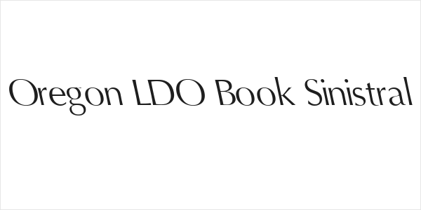 Oregon LDO Book Sinistral Logo