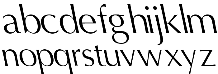 Oregon LDO Book Sinistral Font LOWERCASE