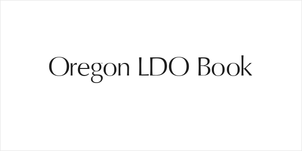 Oregon LDO Book Logo