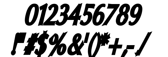 Oregon LDO Condensed Black Oblique フォント その他の文字