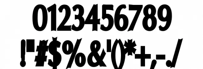 Oregon LDO Condensed Black Font OTHER CHARS