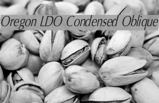 Oregon LDO Condensed Oblique Fuentes examples
