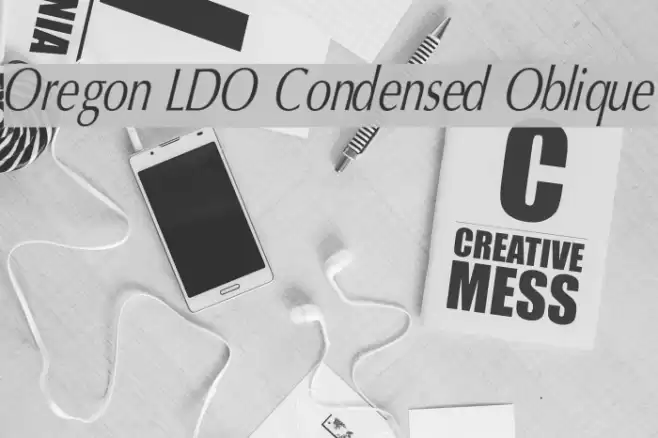 Oregon LDO Condensed Oblique Fuentes examples