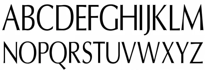 Oregon LDO Condensed Polices MAJUSCULES