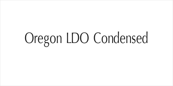 Oregon LDO Condensed Logo