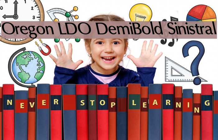 Oregon LDO DemiBold Sinistral Font examples
