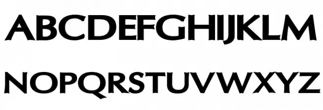 Oregon LDO Extended Black Шрифта ВЕРХНИЙ