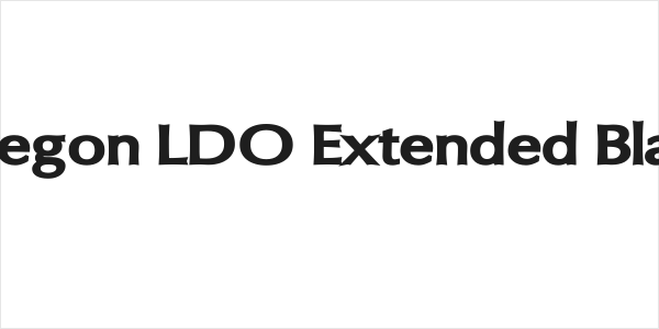 Oregon LDO Extended Black Logo