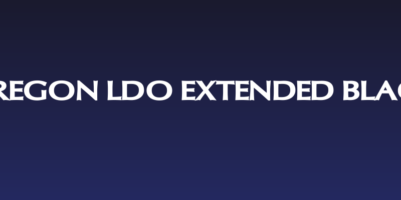 Oregon LDO Extended Black Social Header