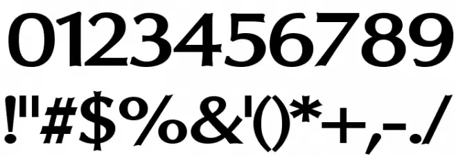Oregon LDO Extended Bold Font OTHER CHARS