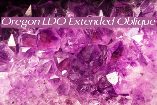Oregon LDO Extended Oblique Example 3