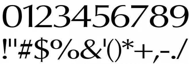Oregon LDO Extended Font OTHER CHARS